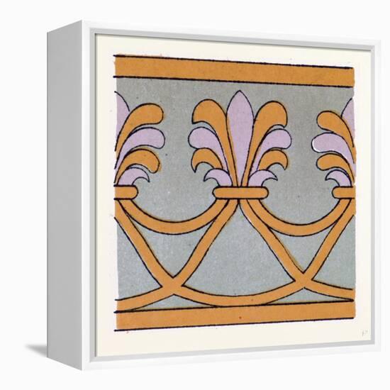 Assyrian and Persian Ornament-null-Framed Premier Image Canvas