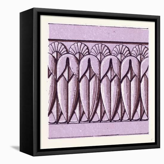 Assyrian and Persian Ornament-null-Framed Premier Image Canvas