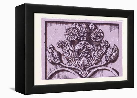 Assyrian and Persian Ornament-null-Framed Premier Image Canvas