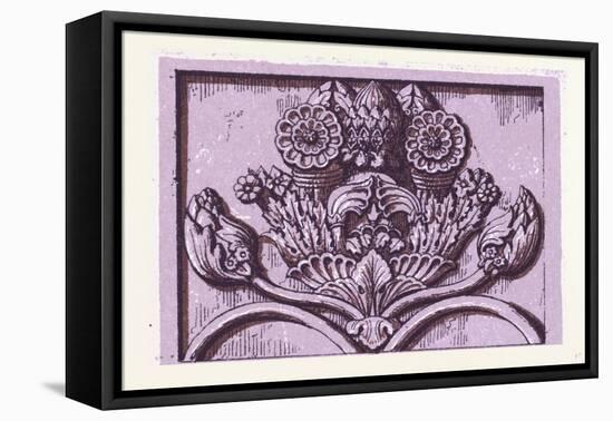 Assyrian and Persian Ornament-null-Framed Premier Image Canvas