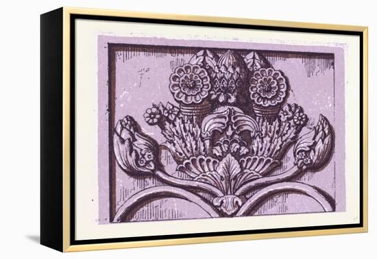 Assyrian and Persian Ornament-null-Framed Premier Image Canvas