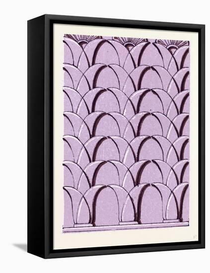 Assyrian and Persian Ornament-null-Framed Premier Image Canvas