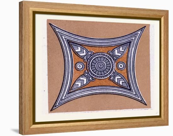 Assyrian and Persian Ornament-null-Framed Premier Image Canvas