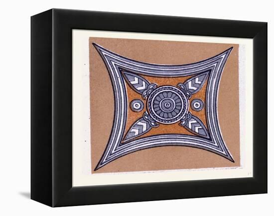 Assyrian and Persian Ornament-null-Framed Premier Image Canvas