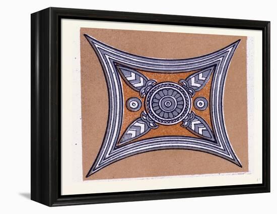 Assyrian and Persian Ornament-null-Framed Premier Image Canvas