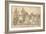 Assyrian Battle Scene with Standard Bearers-Layard's Nineveh-Framed Art Print