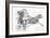 Assyrian Warriors in Chariot; Bow/Arrow-null-Framed Giclee Print
