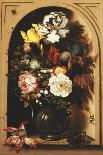 Flowers in a Vase Inside a Niche-Ast Balthasar-Mounted Giclee Print