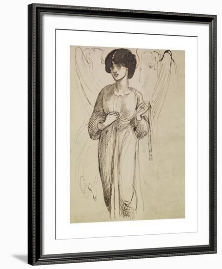 Astarte Syriaca - Figure Study-Dante Gabriel Rossetti-Framed Premium Giclee Print