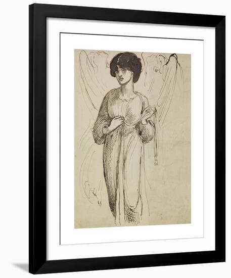 Astarte Syriaca - Figure Study-Dante Gabriel Rossetti-Framed Premium Giclee Print