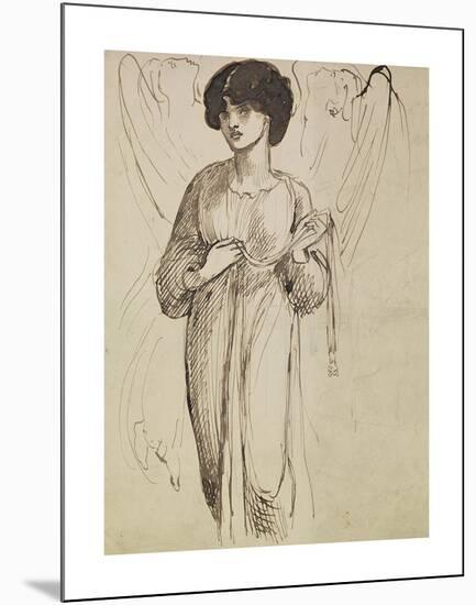 Astarte Syriaca - Figure Study-Dante Gabriel Rossetti-Mounted Premium Giclee Print