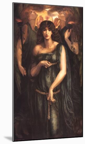Astarte Syriaca-Dante Gabriel Rossetti-Mounted Giclee Print