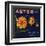 Aster Brand - San Bernardino, California - Citrus Crate Label-Lantern Press-Framed Art Print