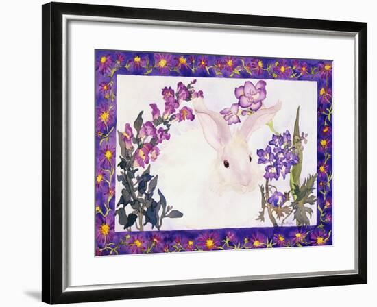 Aster Bunny-Carissa Luminess-Framed Giclee Print