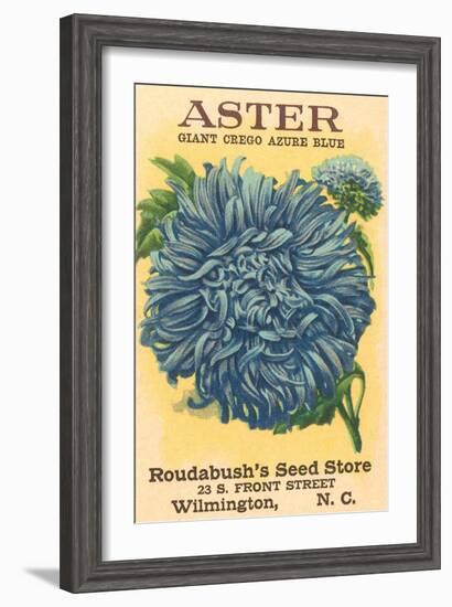 Aster Seed Packet-null-Framed Art Print