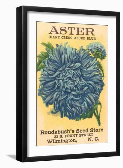 Aster Seed Packet-null-Framed Art Print