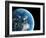 Asteroid Approaching Earth, Artwork-null-Framed Photographic Print