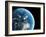 Asteroid Approaching Earth, Artwork-null-Framed Photographic Print