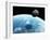 Asteroid Approaching Earth, Artwork-null-Framed Photographic Print