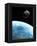 Asteroid Approaching Earth, Artwork-null-Framed Premier Image Canvas