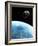 Asteroid Approaching Earth, Artwork-null-Framed Photographic Print