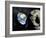 Asteroid Approaching Earth-null-Framed Photographic Print