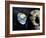 Asteroid Approaching Earth-null-Framed Photographic Print