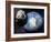 Asteroid Approaching Earth-null-Framed Photographic Print