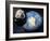 Asteroid Approaching Earth-null-Framed Photographic Print