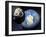 Asteroid Approaching Earth-null-Framed Photographic Print