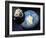 Asteroid Approaching Earth-null-Framed Photographic Print