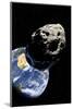 Asteroid Approaching Earth-null-Mounted Photographic Print