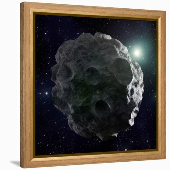 Asteroid, Artwork-null-Framed Premier Image Canvas