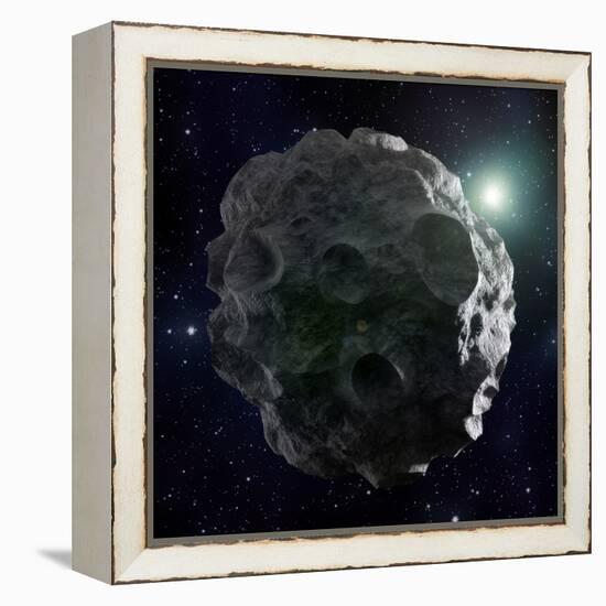 Asteroid, Artwork-null-Framed Premier Image Canvas