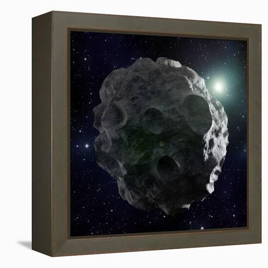 Asteroid, Artwork-null-Framed Premier Image Canvas