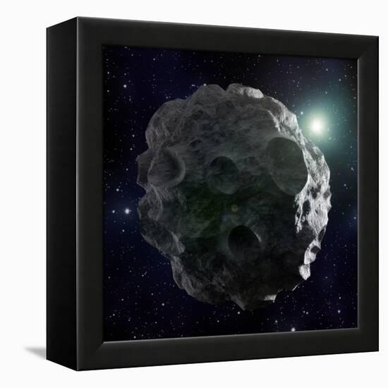 Asteroid, Artwork-null-Framed Premier Image Canvas