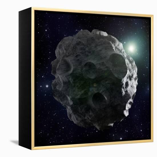 Asteroid, Artwork-null-Framed Premier Image Canvas