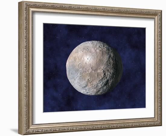 Asteroid Ceres, Artwork-Chris Butler-Framed Photographic Print