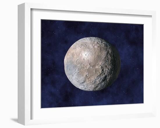 Asteroid Ceres, Artwork-Chris Butler-Framed Photographic Print