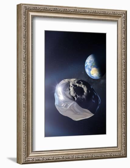 Asteroid Deflection Using Foil-null-Framed Photographic Print