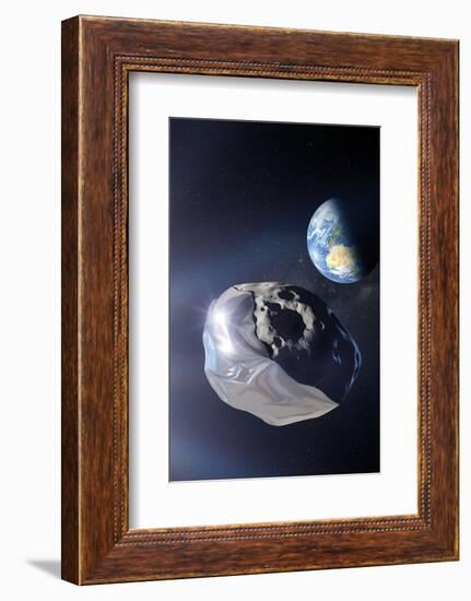 Asteroid Deflection Using Foil-null-Framed Photographic Print