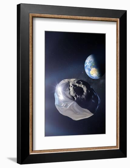 Asteroid Deflection Using Foil-null-Framed Photographic Print