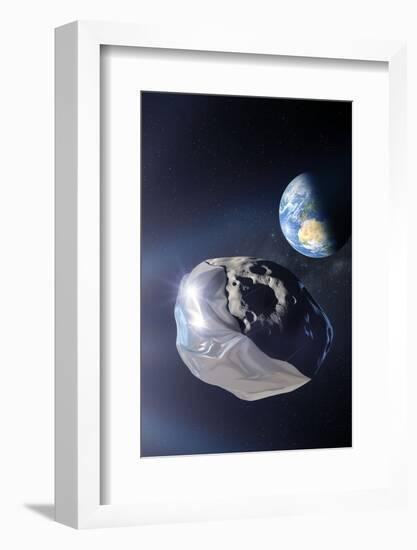 Asteroid Deflection Using Foil-null-Framed Photographic Print