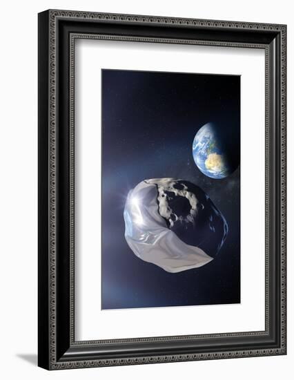 Asteroid Deflection Using Foil-null-Framed Photographic Print