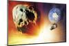 Asteroid Deflection Using Nuclear Explosion-null-Mounted Photographic Print