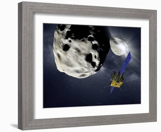 Asteroid Impact Mission-null-Framed Photographic Print