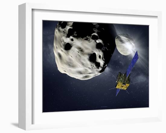 Asteroid Impact Mission-null-Framed Photographic Print