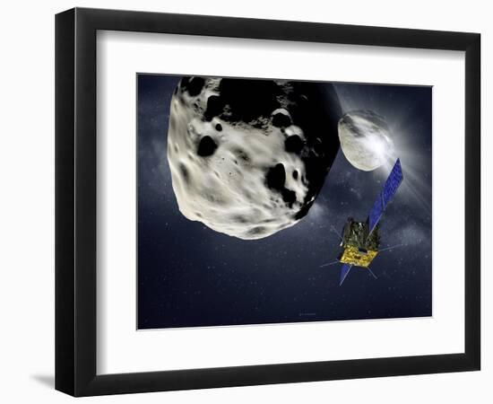 Asteroid Impact Mission-null-Framed Photographic Print