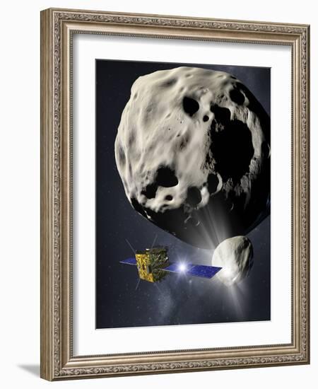 Asteroid Impact Mission-null-Framed Photographic Print