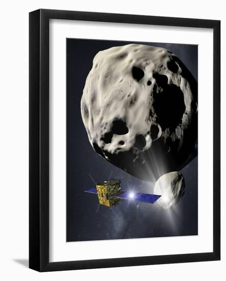 Asteroid Impact Mission-null-Framed Photographic Print